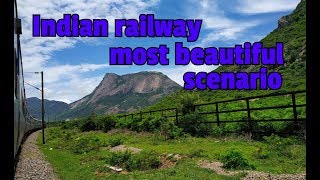 preview picture of video 'Indian railway / most beautiful mountain / natural beauty'