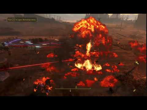 Fallout 4: Military Robots vs Nuka World Robots Round 5 [Robot wars]
