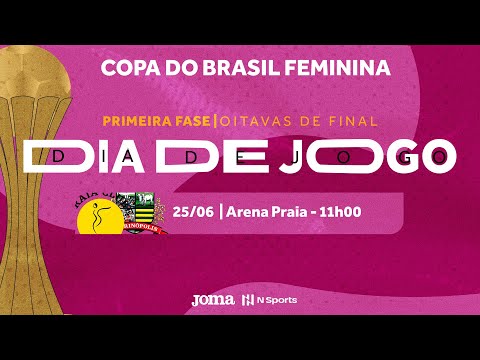 Copa do Brasil Feminina 2023 - Praia Clube Futel x Quirinopolis - 1ª Fase - Jogo Volta - Ao vivo