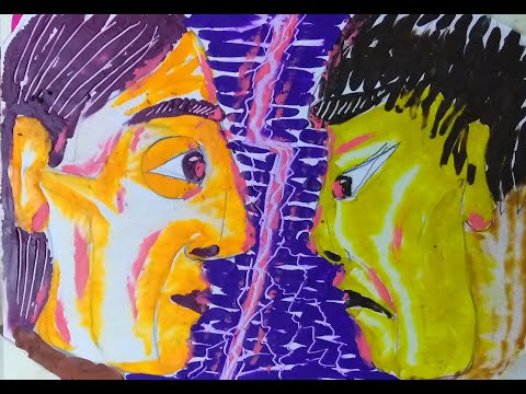 #6 How to make two portraits out of plasticine