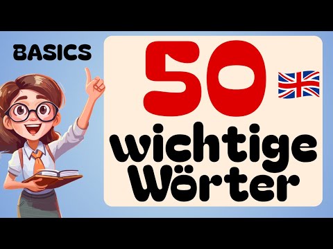 50 ENGLISH words EVERYONE MUST know! ⭐ English Basics explained simply