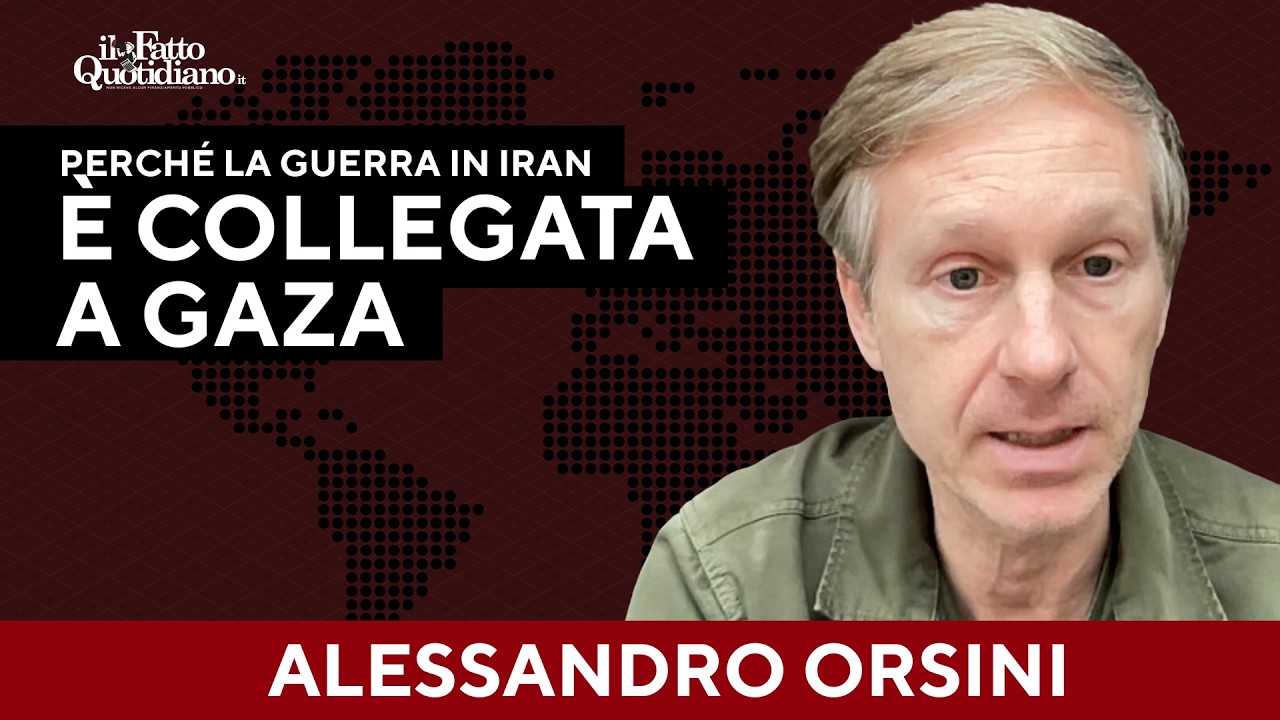 Orsini sulla guerra in Iran: "Ecco perché è collegata a Gaza"
