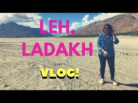 Trip to Leh, Ladakh, August 2018 - Part 1! Leh Market, Nubra Valley, White Water Rafting!