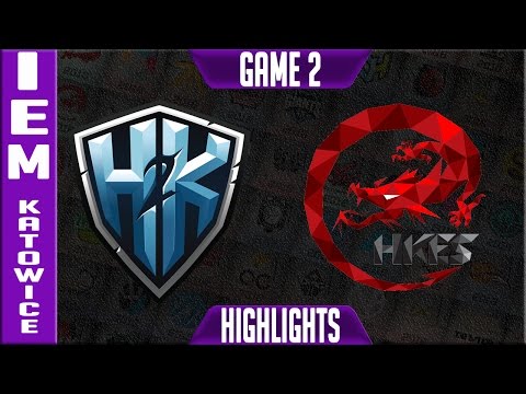 H2K vs HKE Highlights G2 - IEM Katowice 2017 Quarter-final - H2K vs Hon Kong Esports Game 2