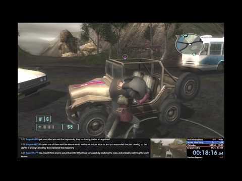 Former Pacifist WR | Mercenaries: Playground of Destruction Speedrun | 1:24:29 RTA / 1:08:48 IGT