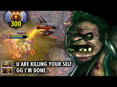 (Pick Pudge) The only way to beat bat rider mid by Immortal rank 300 Dota 2