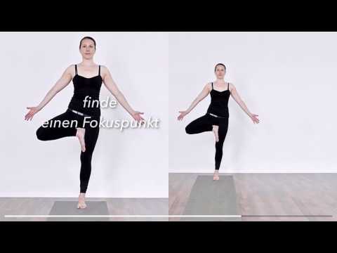 Die Baum Stellung (Yoga Vrksasana)