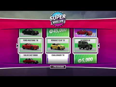 Spinning 20 VIP wheel spins in FH5 (Forza Horizon 5)
