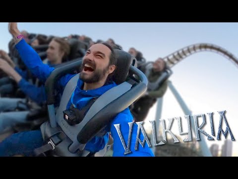 The Best Dive Coaster?! | Valkyria Onride Footage
