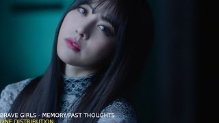 Brave Girls - Memory/Past Thoughts (Line Distribution)