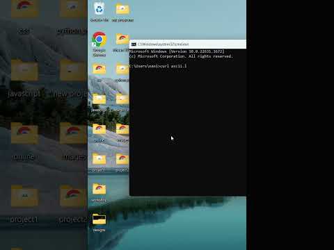 Satisfying ascii animation with C - The Dancing parrot  #shorts #ascii_art #ascii #animation