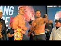 Joe Joyce weighs in ALMOST 30 POUNDS HEAVIER in rematch vs Zhilei Zhang! Full weigh in and face off