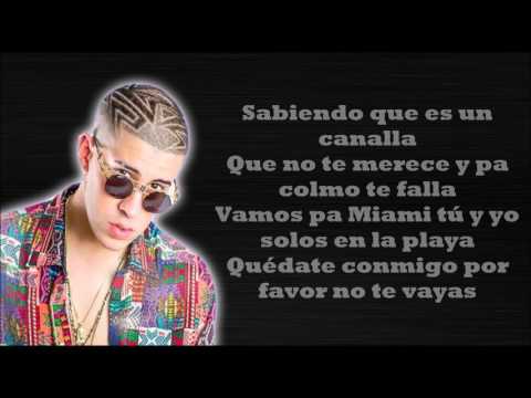 EL AMANTE Remix   Nicky Jam ft Ozuna y Bad Bunny (LETRA)