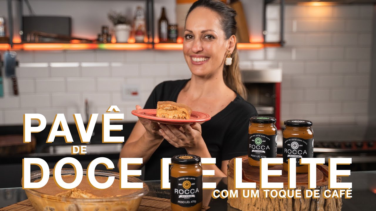 Watch Now Pavê de Doce de Leite com um toque de café! | ROCCA EM CASA com Raquel Novais #11 Pavê de Doce de Leite com um toque de café! | ROCCA EM CASA com Raquel Novais #11