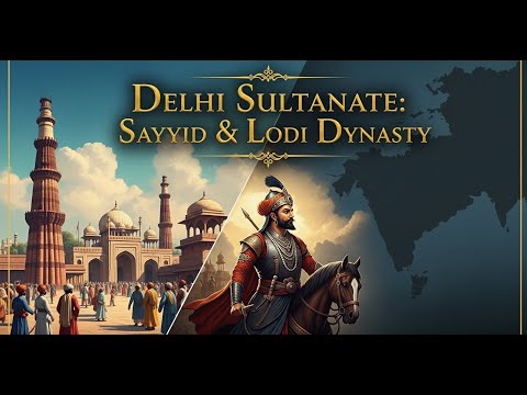 Sayyid & Lodi Dynasty Explained | Delhi Sultanate's Cultural Achievements | MEDIEVAL HISTORY