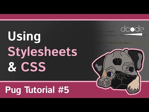 Pug Jade Tutorial 5 Using CSS Stylesheets