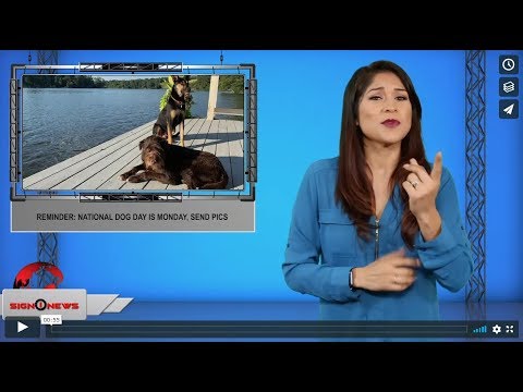 Reminder: National Dog Day is Monday, send pics (ASL - 8.25.19)