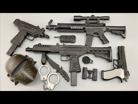 Gun Toys !!! Beaded Throwing Weapons - Toy Rifles and Equipments !!!