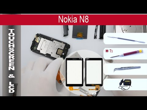 How to replace 🔧 📱 Digitizer & LCD Nokia N8-00 RM-596