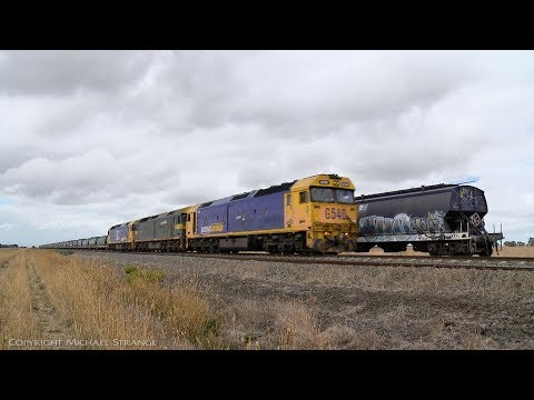 Pacific National Light Engines G540, G520 & BL33 - PoathTV Australian Trains & Railways
