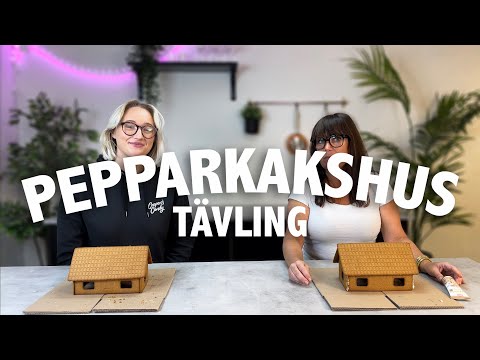 VI DEKORERAR PEPPARKAKSHUS PÅ TID