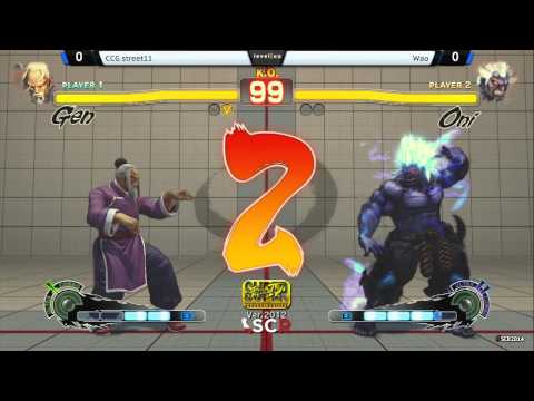SSF4AE2014 CCG STREET11 VS WAO - SCR2014 Day 3 HD