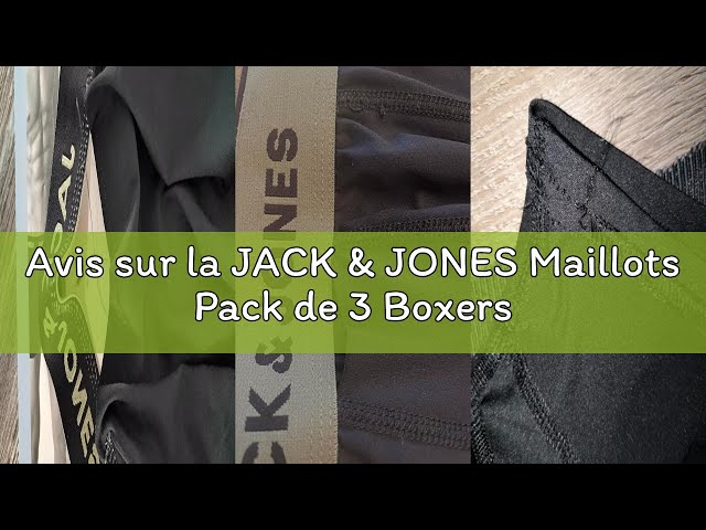Vídeo relacionado con Jack and Jones - Pack de 3 Calzoncillos Lichfield Junior, Gris Oscuro, 176 cm