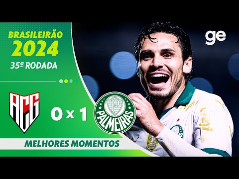 Gols e lances de Atlético-GO x Palmeiras