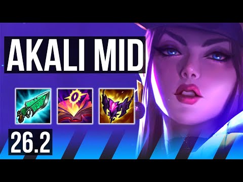 AKALI vs VLADIMIR (MID) | 63K damage, 5k gold comeback | EUW Master | 26.2