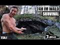 24h Outdoor Survival mit 7 Gegenständen & ohne Vorbereitung | 7 vs. Wild Selbstversuch | Teil 1