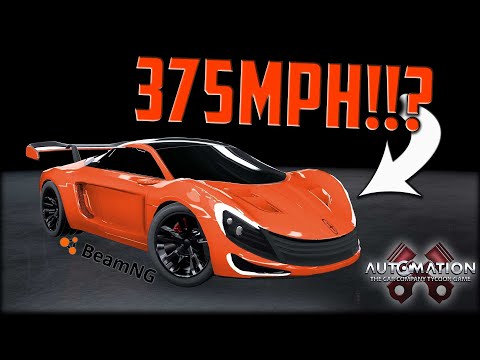 Building an Electric Supercar!! Automation - BeamNG