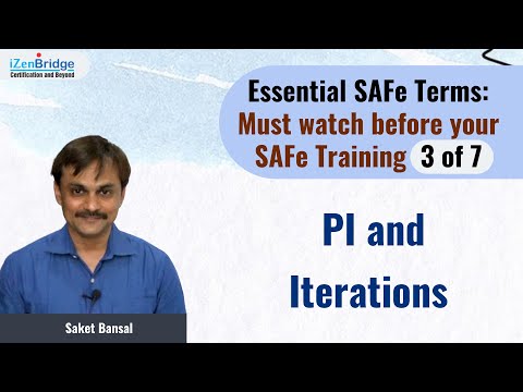 PI and Iterations : Essential SAFe Terms - 3 of 7