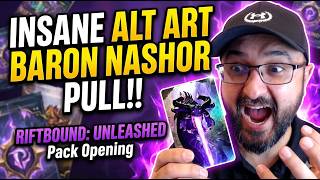 Riftbound Unleashed Booster Opening + Baron Nashor Alt Art GIVEAWAY! 🎉