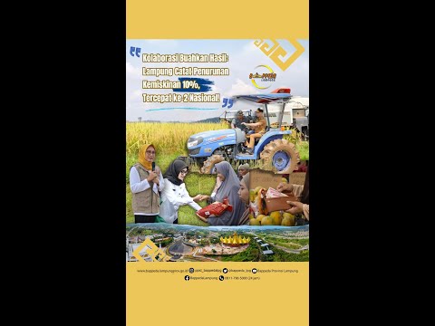 Kolaborasi Buahkan Hasil: Lampung Catat Penurunan Kemiskinan 10%, Tercepat ke-2 Nasional!