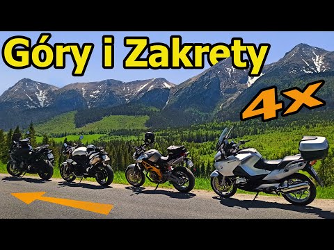 Górskie i kręte drogi Słowacji na 4 motocykle - 440km przyjemności w jeden dzień.