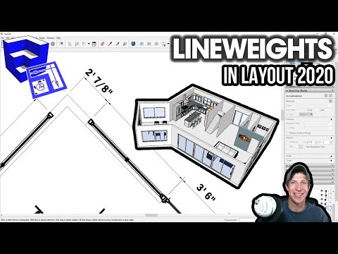 Creating LINEWEIGHTS in SketchUp and Layout 2020 - Layout 2020 Part 3