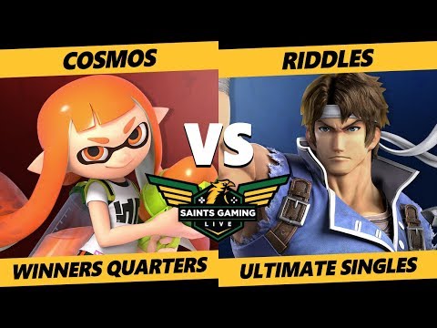 SGL 2019 SSBU - PG | Cosmos (Inkling) Vs. Riddles (Richter) Smash Ultimate Tournament W. Quarters