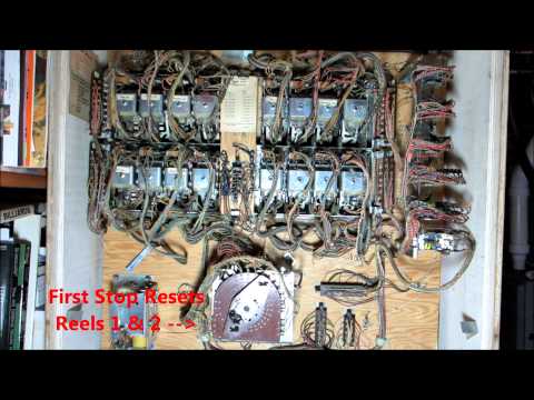 Showing Normal Pinball Operation - Backbox/Player Unit on a 1975 Spirit Of 76