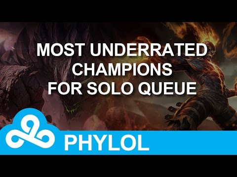 Underrated champions in each role for solo queue - Patch 5.15