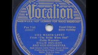 Billie Holiday / Who Wants Love