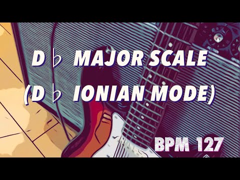 Db IONIAN (Db MAJOR SCALE)  BACKING JAM TRACK