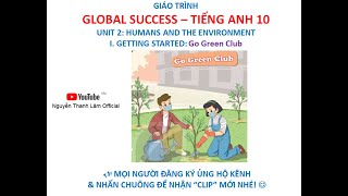 GLOBAL SUCCESS TIẾNG ANH 10 UNIT 2 I GETTING STARTED