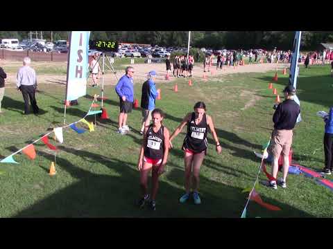 Gilford Early Bird Cross Country Invitational Girls Race, Gunstock Mountain, NH, 9/2/2021