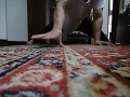 One Thumb 20 Push ups 親指1本の片手腕立て伏せ20回指立て伏せ