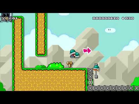 Super Mario Maker - Kaizo Kindegarden EZ