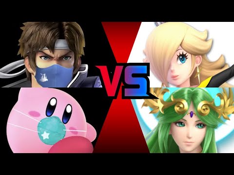 SSBU - Richter (me) and Kirby vs Fake Rosalina and Fake Palutena