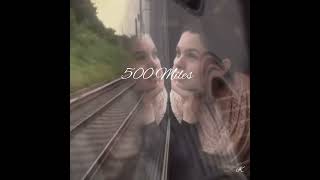 J’entends siffler le train / 500 Miles - Lyrics (extended Fr &amp; Eng version with Engsub)