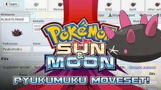 Pyukumuku Moveset Guide! How to use Pyukumuku! Pokemon Sun and Moon! by PokeaimMD