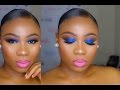Blue Glitter Eyeshadow Makeup Tutorial by MakeupbyJayTee