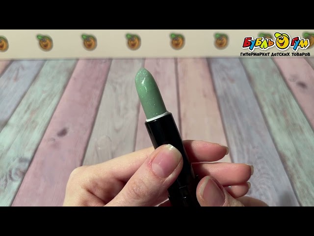 Помада LUKKY меняющая цвет с зеленого на розовый - видео
